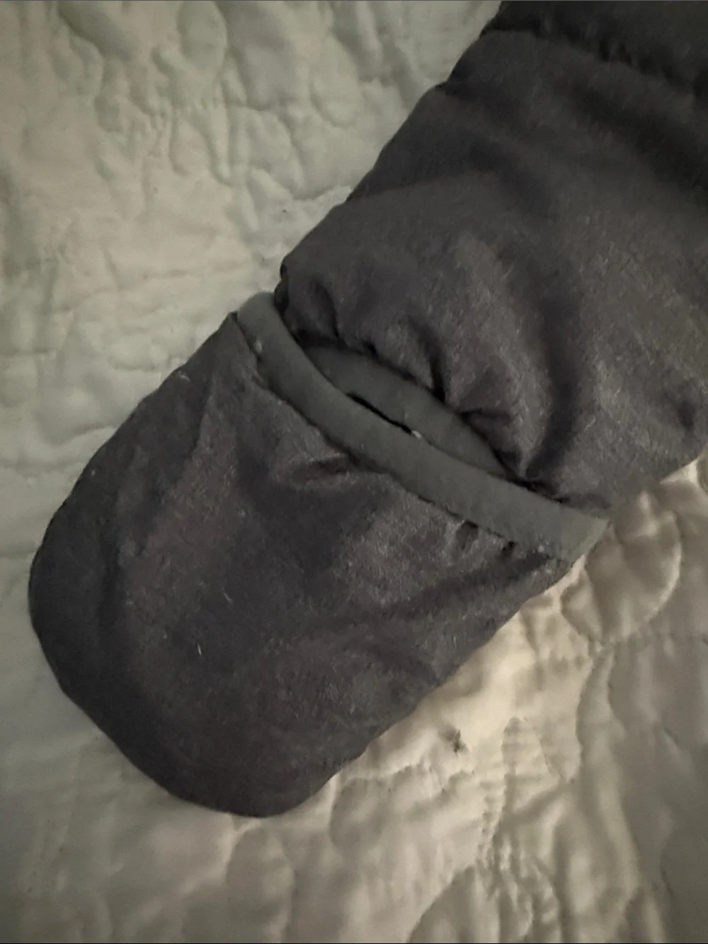 OshKosh B'gosh Gray Quilted Baby Hooded Snowsuit with Ear Accents